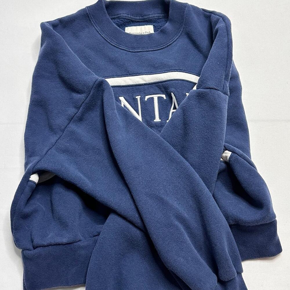 Abercrombie & Fitch Soft Collection Soft Cotton Cropped Sweatshirt Sizs XS - Picture 3 of 5